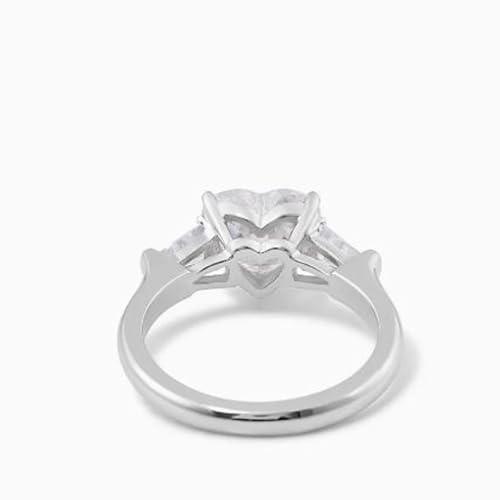 Bague moissanite argent alliance durable qui ne ternit pas pour peau sensible - 3
