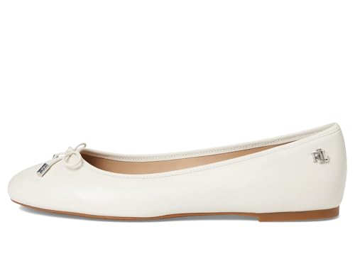 Image of Lauren Ralph Lauren Womens Jayna Nappa Leather Flat