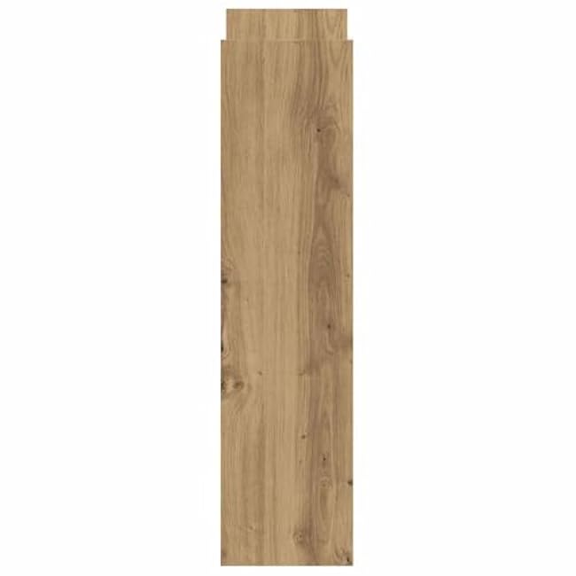 CHARMMA Narrow Storage Trolley 4 Tier Artisian Oak Engineered Wood,Kitchen & Dining Trolleys, Brown, 23.81kg-plme7mOm