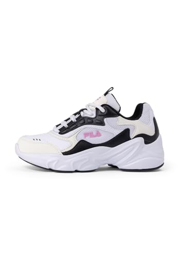FILA COLLENE CB Kids, Zapatillas, White-Black, 28 EU