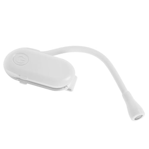 Uonlytech Rechargeable Clip Reading for Book Eye-Caring Design for Dorm Room and Bedroom Portable Night Light Sturdy Clip and USB Charging