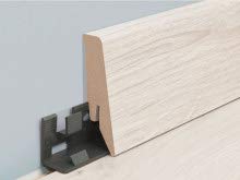 Tarima flotante Kronoflooring de la serie «Castello Classic», con fijación por clic, 1285 x 192 x 8 mm (largo x ancho x grosor), categoría de uso AC4/32, compatible con suelo radiante, 1 m²