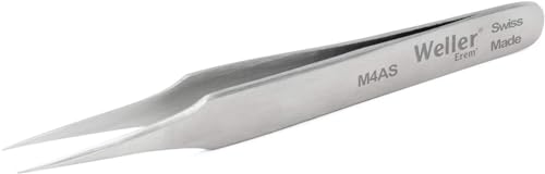 Weller   Micro-tweezers, very pointed tips - EREM M4AS