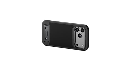 Tilta Khronos Lite Case Compatible with iPhone 17 Pro Max | Lightweight Mobile Cage | Kickstand Support | Magnetic Accessory Mounts | Metal Lens Frame Protection | Professional Smartphone Rig – Black