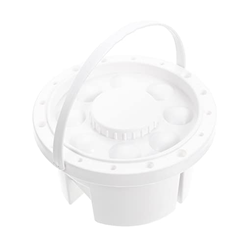 BEBEMOKO Artist Brush Washer Bucket Portable Paint Brush Basin for Watercolor Durable Washing Tool for Art Students and Professionals for Home Studio Use