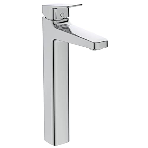 Ideal Standard Miscelatore Lavabo, Cromato, d'Appoggio - Senza Piletta e con Easy Fix