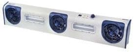 Transforming Technologies BFN803 Overhead AC Ionizer Blower, 3 Fans, LED Task Lights, 150-300 CFM