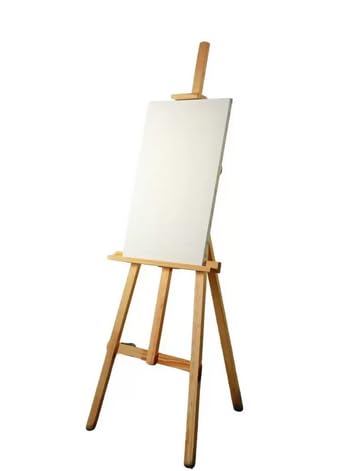 Wooden Art Easel Stand with Canvas Display Adjustable Studio Drawing Board - Wooden canvas stand (wood 90)