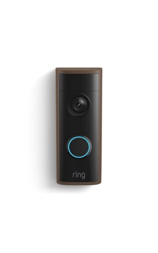 Image of Ring Peephole Cam 2K (Newest Model), renter-friendly installation, replaces existing peephole with Retinal 2K and wide-angle video, Two-Way Talk, Matte Mocha