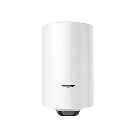 Ariston Pro1 Eco Slim, termo eléctrico 50 litros, Calentador de agua vertical, Garantia total 3 años, medidas: 37,3 x 35,3 x 83,7 cm, color blanco ,Fabricado para ser instalado en España