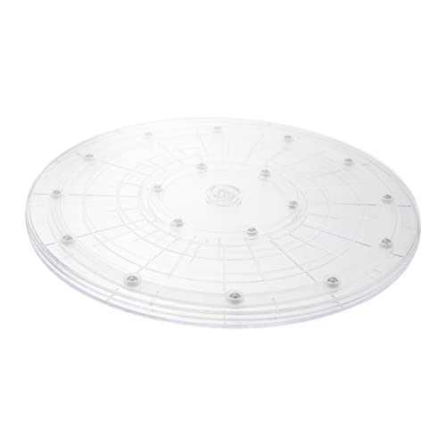 Hemobllo Plato Giratorio Acrílico Transparente con Rotación Organizador Multifuncional para Resistente y Práctica para Condimentos y Almacenamiento