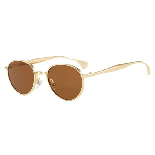 Lunettes de soleil ovales contre l'éblouissement protection UV400 vintage