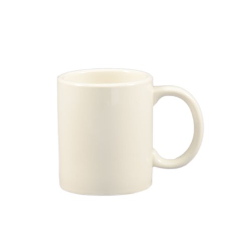 Mug redondo Stoneware 10 oz blanco americano CAC China miniatura 1