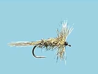 Turrall Marzo - Moscas para pesca de trucha, 3 unidades, color marrón, talla 14