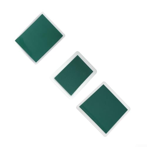 Film de visualisation de champ magnétique pour visualisation de champ magnétique - Tailles de 60 x 80 mm à 152 x 152 mm, vert foncé, membrane de détection de champ statique flexible (60 x 80)