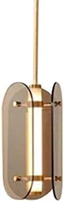 Luminaire de plafond en verre et suspension style américain chic