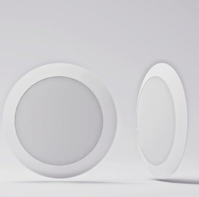 Lunabode LED 7.5" Flush Mount Ceiling Light Fixture (1 Pack) - 16.5W, 1500Lm, 120V, 6000K Modern Kitchen LED Ceiling Lamp | Wet Location Dimmable LED Light | ETL, 4/6" J-Box, White