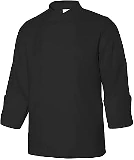 405210 Chaqueta Cocina Microfibra m/l Espalda Coolmax Color Negro Talla L
