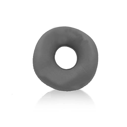 Peixiong Aufblasbares Donut-Kissen Kissen Seitenschläfer Piercing Kissen Mit Loch Luftkissen für Zuhause Büro Camping Reisen Nickerchen Nacken- und Lendenwirbelstütze(Grau)