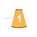 ibasenice 10 Pcs Numbered Cone Covers Sports Cones Covers Soccer Cone Collar Traffic Cones Training Marker Cone Number Cover for Soccer Basketball Football Outdoor Game