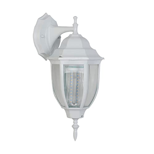Applique extérieure étanche rétro pour villa et jardin design blanc