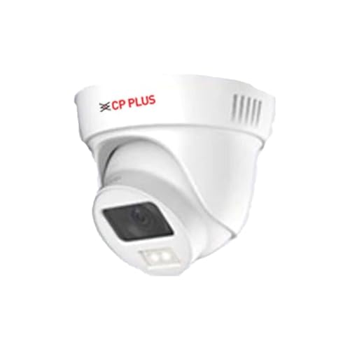 CP Plus Guard+ 5MP Dome Camera [Color Night Vision + Built-in MIC Audio + 24/7 Full Color + Motion Detection] Hybrid 4in1 Switch for TVI/CVI/AHD/CVBS [New Version]