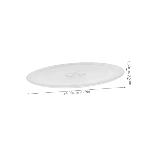 Plateau en verre pour micro-ondes idéal pour réchauffer vos plats