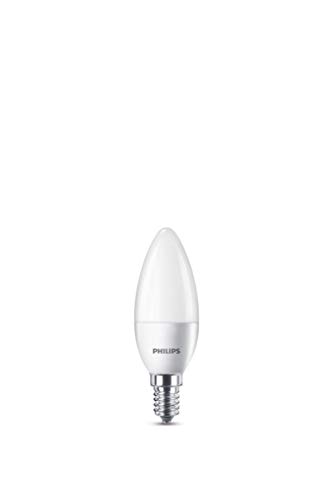 Philips Lighting LEDOL40SMCDL Philips Ampoule LED Bougie Mate Culot Fin E14 5,5 W équivalent à 40 W à Incandescence, 6 500 K, 520 lumens, lumière Blanche...