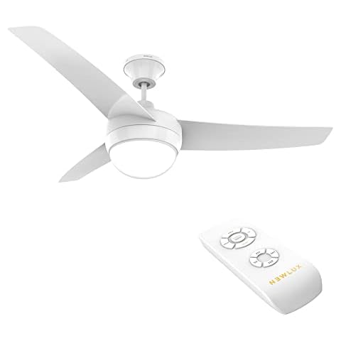 Newlux-Ventilador de Techo con Luz y Mando a Distancia Roof W420 con 3 Aspas (Ø106cm) Cover