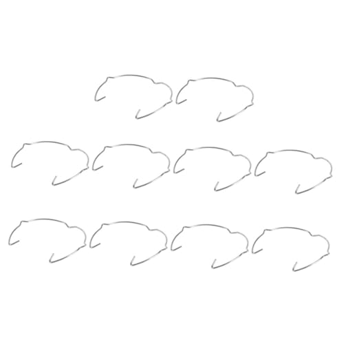 Vaguelly 10 Piezas Clips de Fijación para Focos Empotrados Anillos de Retención para Lámparas Accesorios para Downlight Instalación Rápida y Compatible con Plafones de Techo