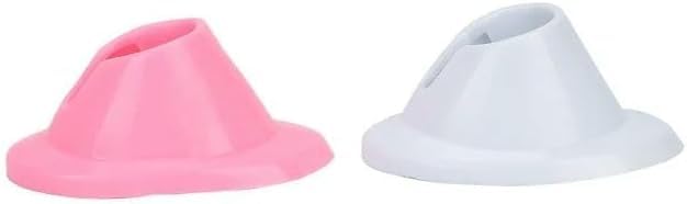 Soporte para esmalte de uñas de goma suave, 2 piezas miniatura 2