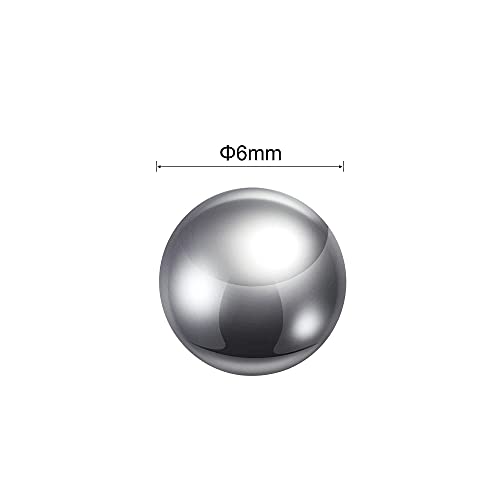 Bolas de rodamiento de acero de precisión G100 sourcing map 6mm con acabado espejo impecable 2