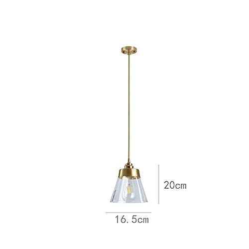 Lámpara de araña moderna para sala de estar con cristal de cono 8
