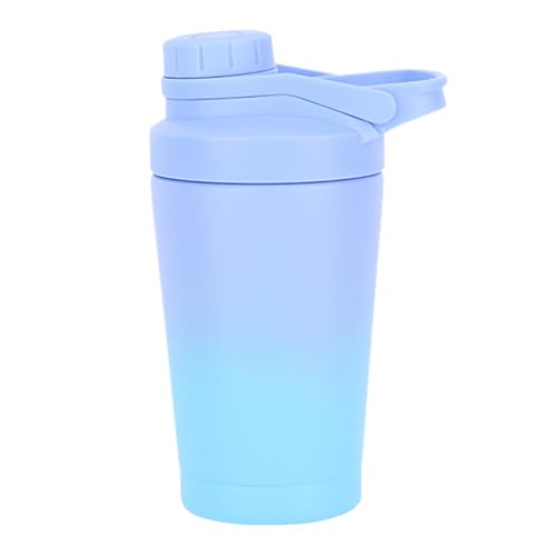 EACHPT Protein Shaker 500ml, Shaker Proteinshake, Shaker Proteinshake Edelstahl,Doppelwandig Vakuum Isoliert,BPA Frei Auslaufsicher,Edelstahl Shaker Thermoflasche für Eiweiß-Sportgetränke