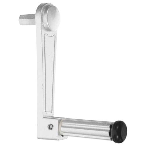 Ciieeo Manivela Manual Para Tendedero Elevable De Balcón, Accesorio Metálico Compatible, Color Plateado, Ahorro De Espacio, Uso Práctico Para Colgar Ropa, 1 Unidad