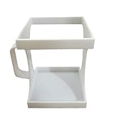 Halber Gallonen Milchsaft Getränkekarton 3D Druck Ornamente Wohnzimmerdekor Standregal Ablage Objekt Aufbewahrung Kühlschrank Schreibtisch Display Ständer modern minimalistisch (White, 13x13x10.2CM)