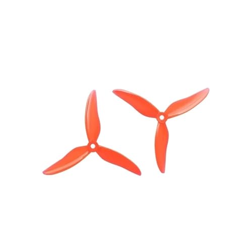 Hélices drone FPV 5 pouces tripales 51499 CW CCW pour moteur 2306 de quadricoptère