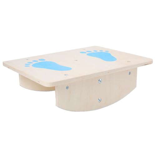 Garneck Children's Balance Training Chair Wooden Single Foot Stool Vestibular Early Education Tool for Kindergarten Boys and Girls