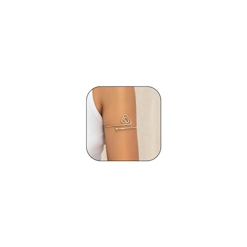 Image of Long tiantian Gold Arm Cuff Upper Arm Armband Greek Goddess Costume Jewelry