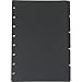 Produktbild Staples Arc Notebook Tab Dividers, Junior-sized, Black, 5 5/6 x 8 1/2, Set of 5 by Staples