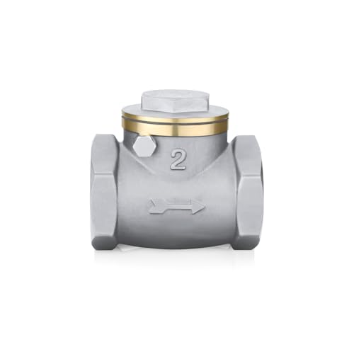 Image of VENUS 1 /2 inch Brass Swing Check Valve | Heavy Duty Non Return Valve | High Pressure Backflow Preventer | Solid Brass Body | Leak Proof Threaded Connection | Durable Industrial Grade Valves
