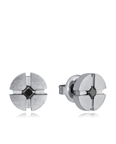 Pendientes Viceroy de hombre en plata con circonitas brillantes modelo 14388E01000