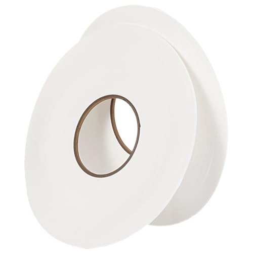 Image of Tatuo 2 Rolls Double Sided Foam Tape PE Foam Tape Sponge Soft Mounting Adhesive for DIY Craft Picture Poster Hanging(1 /8 Inch by 66 Feet,White)
