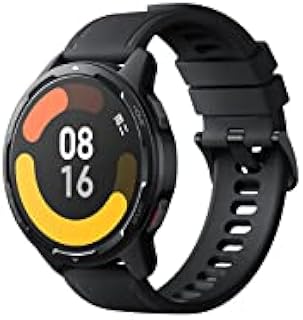 Xiaomi Watch S1 Active DE Smartwatch (1,43" AMOLED HD; 117 Trainingsmodi; Überwachung von SpO2, Herzfrequenz & Schlaf; Bluetooth; NFC; GPS, 5 ATM, bis zu 12 Tage Akku, Alexa) Schwarz