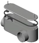 PVC Type LL Conduit Body, 2 inch hub Approved Vendor B01128