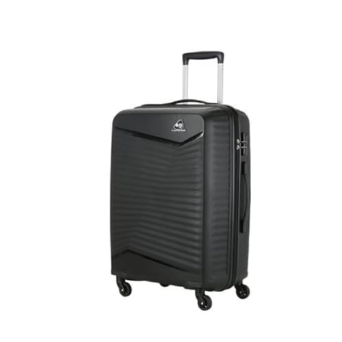 Image of American Tourister Kamiliant Polycarbonate 79 Cm 4W Hard Spinner Strolly Luggage Trolley Bag with Fixed 3 Point Combination Lock, Black