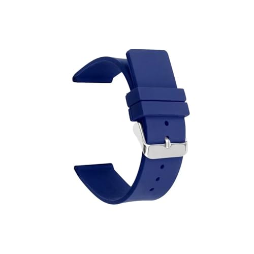 [] YingYou 12mm 14mm 16mm 18mm 20mm 22mm 24mm VRXgbv IKΉ \tgo[oh LfBJ[ Y fB[X puXbgANZT[(Blue,BLACK BUCKLE_1