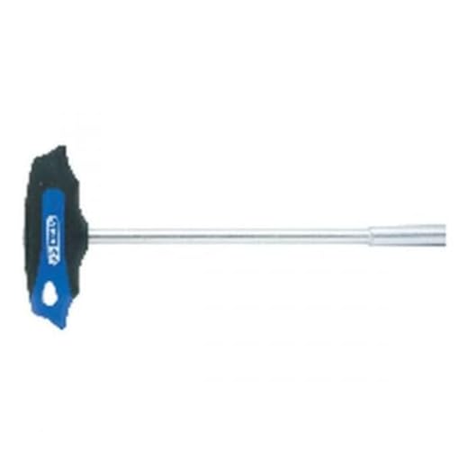 KS Tools 158.5008 CHROMEplus T-Griff-Nuss-Schraubendreher, lang, 8mm