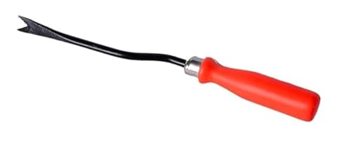 Image of Yo Green Hand Weeder - 1 Pc (Orange Handle, Black Blade), Weed Remover Agriculture Tool for Gardens, Weeding Tool Terrace Garden (Weeder)
