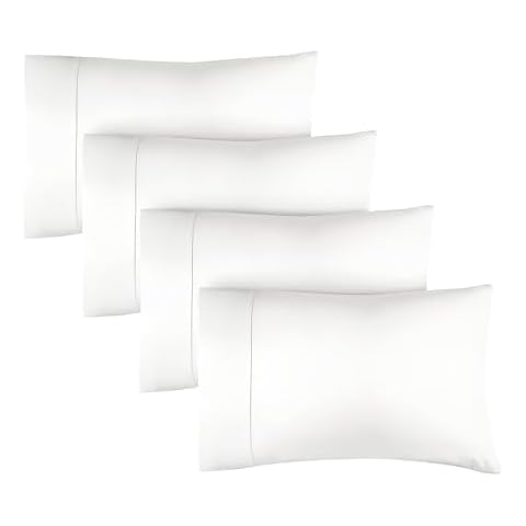 King Size Pillow Cases Set of 4 - Soft and Cooling Cover